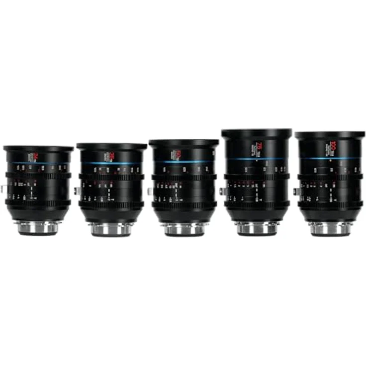 SIRUI Jupiter Makro T2 Vollformat Cine Prime Objektiv-Set (24 mm, 35 mm, 50 mm, 75 mm und 100 mm) in PL-Montage für professionelle Makroaufnahmen – Bild 1
