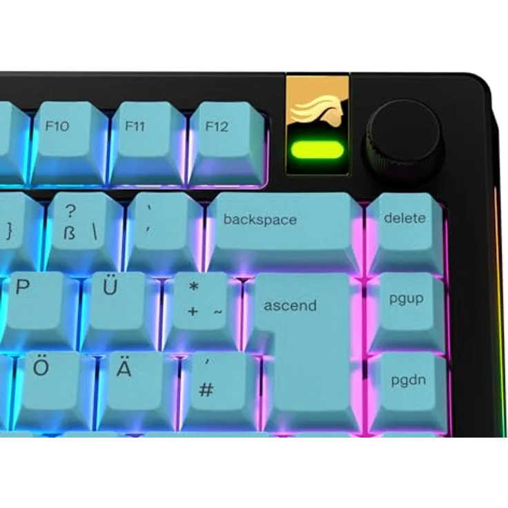 Glorious GPBT Gradient Keycaps, ISO Layout (DE), PBT, Dye-Sub - Ocean - Tastatur-Zubehör – Bild 4