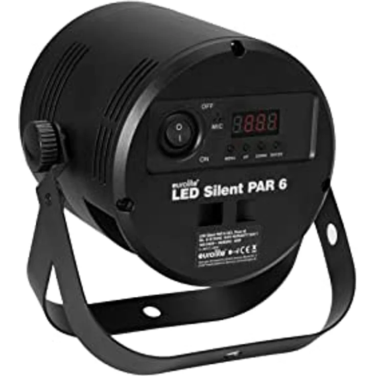 Eurolite LED Silent Par 6 QCL Floor, leistungsstarker Scheinwerfer mit LED-Technologie, geräuschlos, schwarz – Bild 6