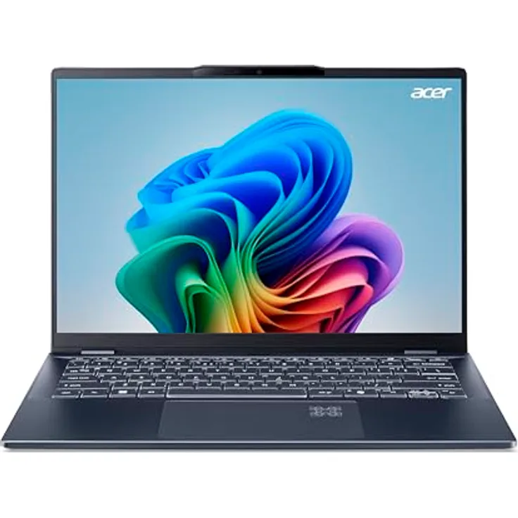 Acer Swift 14 AI (SF14-51-58TU) AI Notebook 40 Tops - 14" WQ2.8K OLED Display, Intel Core Ultra 5 226V, 16 GB RAM, 512GB SSD, Intel Arc Grafik 130V, AI Features, Windows 11, QWERTZ Tastatur, blau