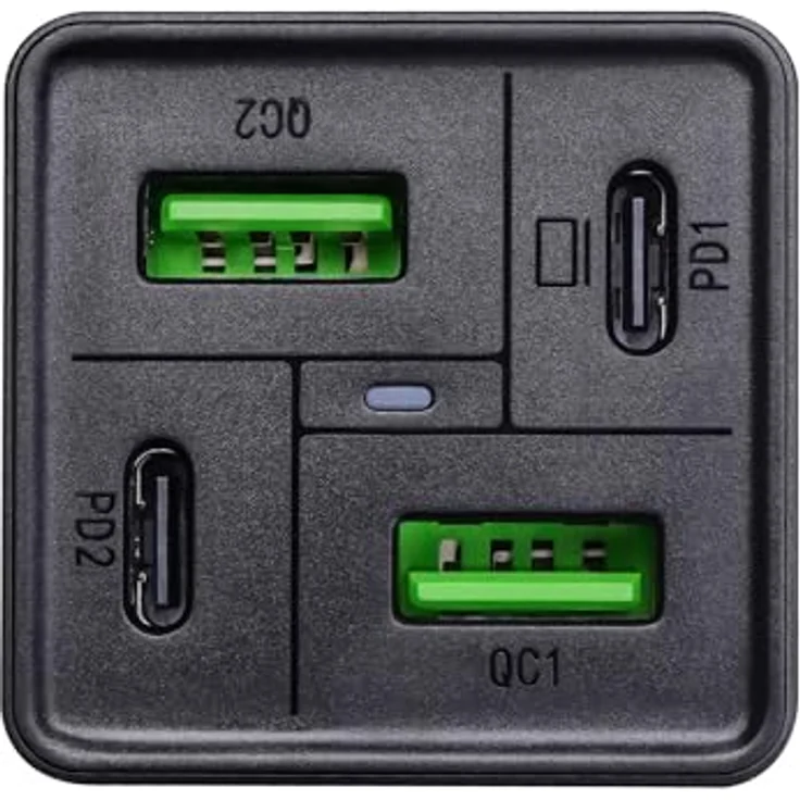 Akyga USB Power Adapter Charge Brick AK-CH-17 65W 2X USB-A + 2X USB-C QC4+ PD 5-20V / 1.5-3.25A, Handy-Ladegerät mit Quick Charge 4+ und Power Delivery 3.0 – Bild 2