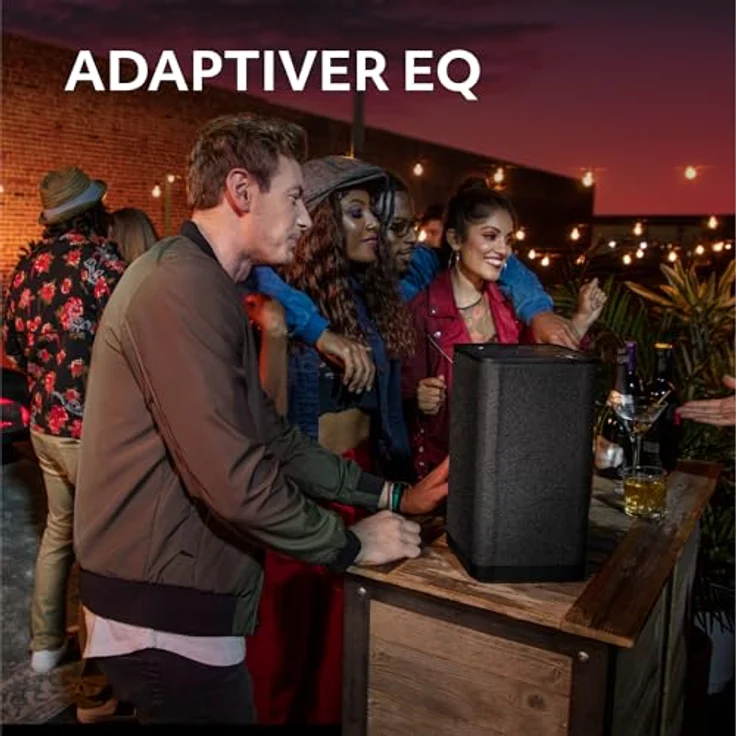 Ultimate Ears HYPERBOOM, mobiler kabelloser Bluetooth-Lautsprecher, lauter Sound, tiefer Bass, wasserdicht - Schwarz – Bild 4