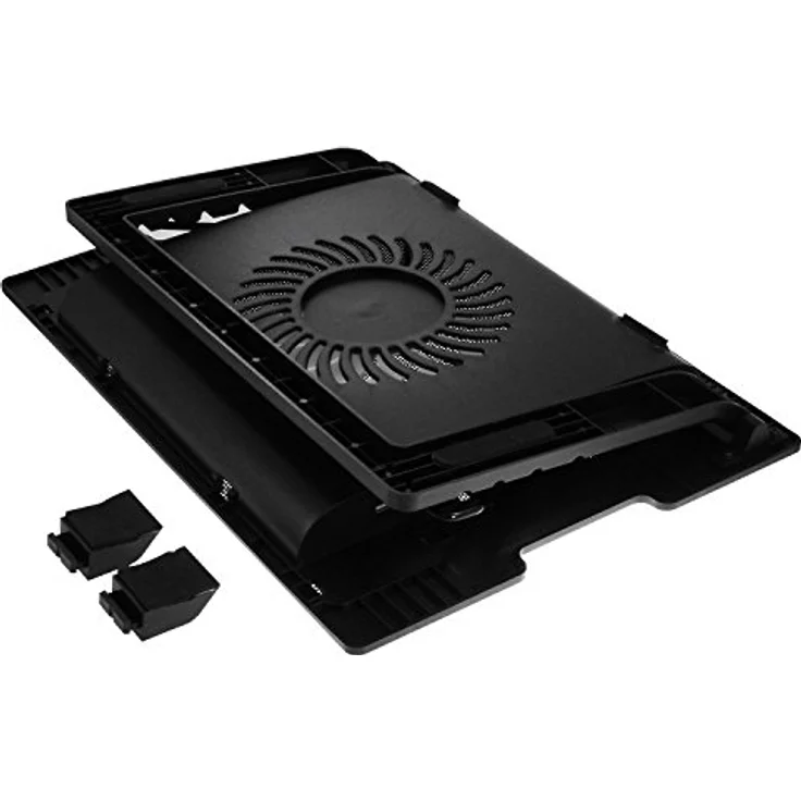 AAB Cooling NC20 - Laptop Kühlung Pad mit 125mm Lüfter, Einstellbare Neigung and Blau Beleuchtung, Laptop Kühler, Coolpad, Laptop Ständer für bis 15,6 Zoll Laptops und PS4 / XBOX Consolen – Bild 3