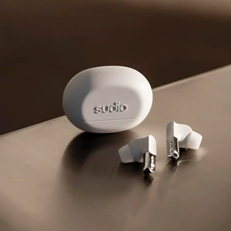 Sudio N3 Pro White, Kabellose In-Ear Kopfhörer mit ANC und 5.50 h Akkulaufzeit, Schwarz – Bild 3