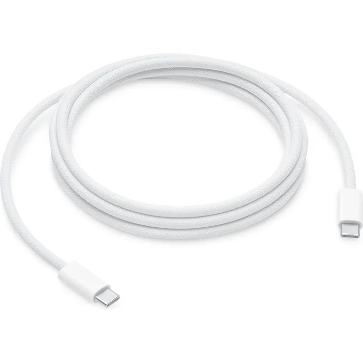 Apple MYQT3ZM/A USB Kabel 2 m USB C Weiß, Ladekabel mit 240 Watt und Datenübertragungsfunktion