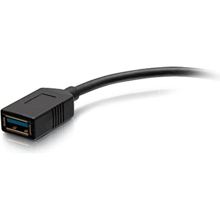 C2G USB-C-Stecker auf USB-A-Buchse Adapter, USB 3.2 Gen 1 (5Gbps), Plug-and-Play, Dongle-Style – Bild 3