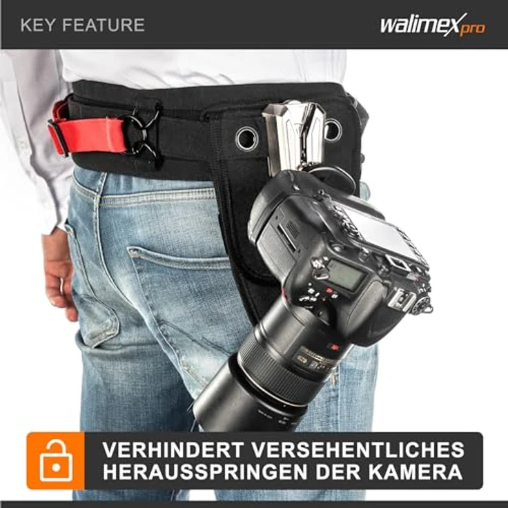 Walimex pro Kamera Hüftgurt mit V-Dock Argus – Bild 3