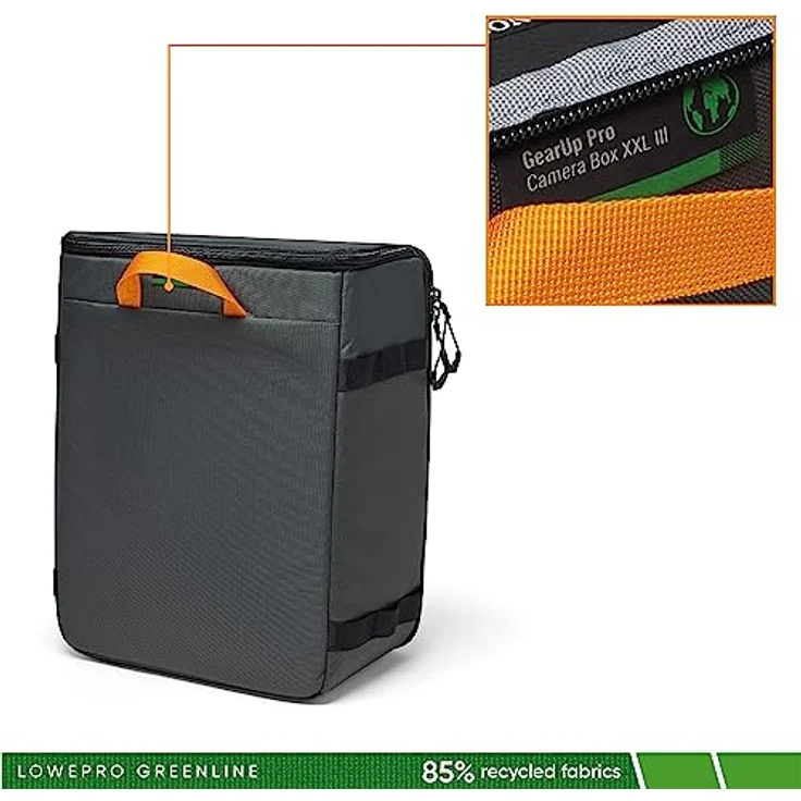 Lowepro GearUp PRO Camera Box XXL II, Kamerabox, Hartschalen-Case für Spiegellose und Spiegelreflexkameras, Tasche mit Verstellbaren Trennwänden für einen Kamerarucksack, Kameratasche – Bild 2