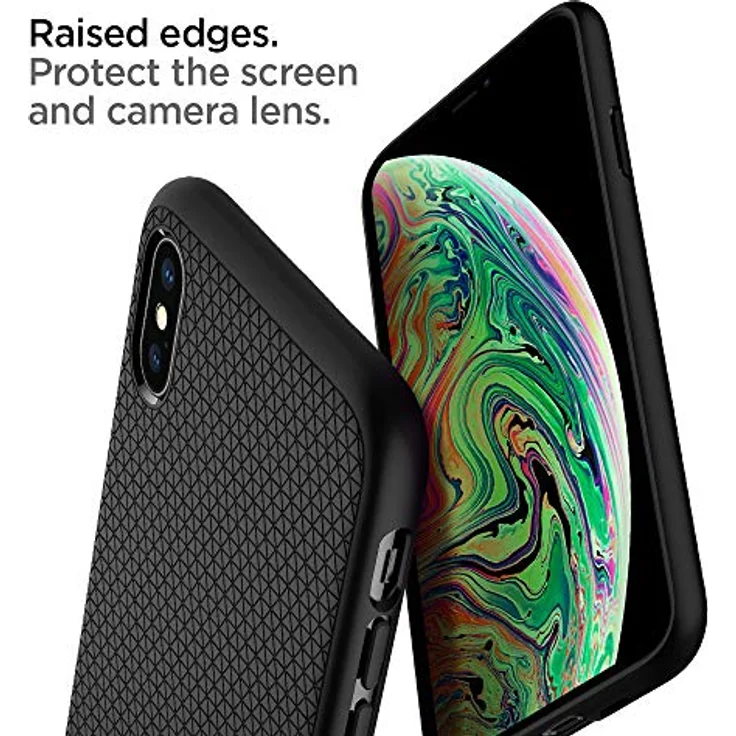 Spigen 057CS22123 Liquid AIR iPhone X Black – Bild 5