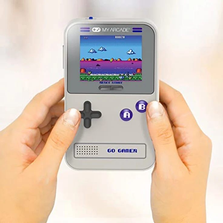 dreamGEAR My Arcade Go Gamer Classic, tragbare Spielkonsole mit 300 integrierten Spielen, lila – Bild 3