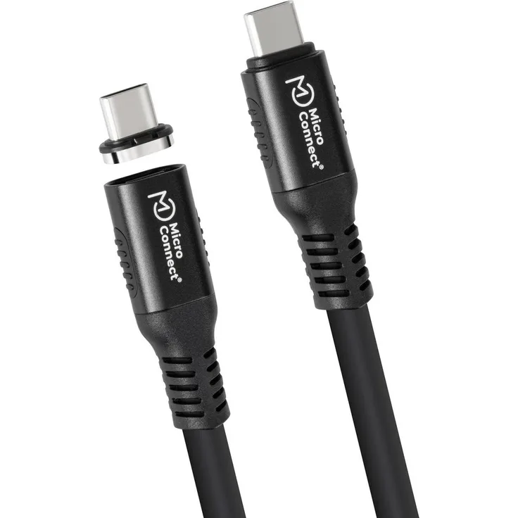 Microconnect MC-LS-USB4CC1.0, 1 m USB C Kabel, gerade, schwarz