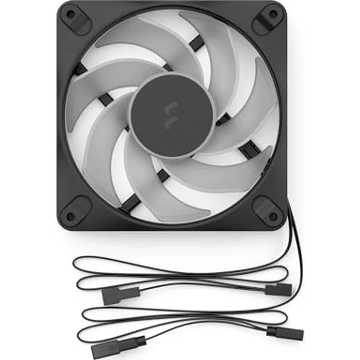 Fractal Design Dynamic 3 12 Reverse RGB Black, 120mm Gehäuselüfter mit ARGB Gen 2 und PWM Steuerung – Bild 7