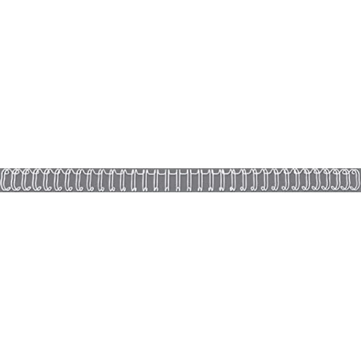 WireBind Drahtbinderücken, 100 Stück, 11mm, weiß – Bild 1
