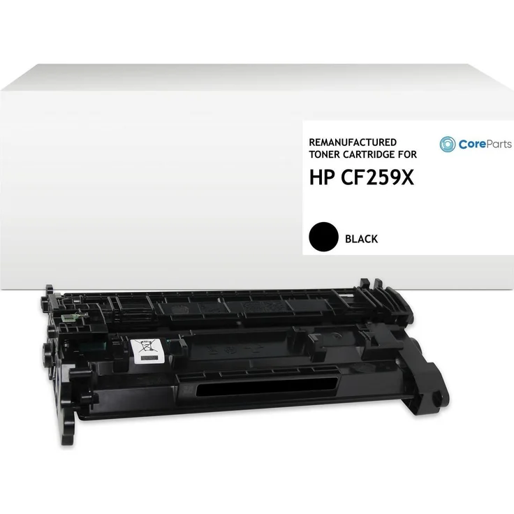 CoreParts Lasertoner für HP, Schwarz, EU-Herstellung mit hoher Leistung