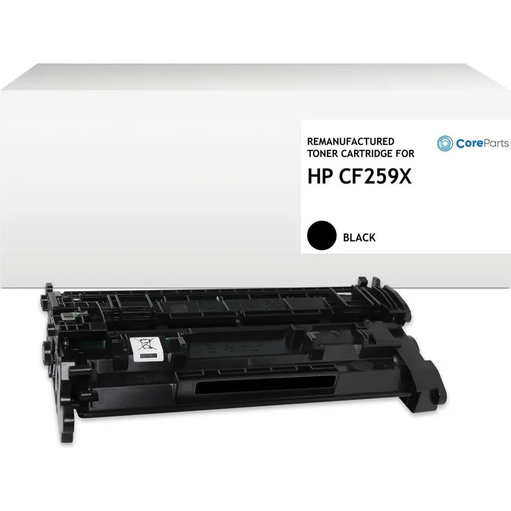 CoreParts Lasertoner für HP, Schwarz, EU-Herstellung mit hoher Leistung