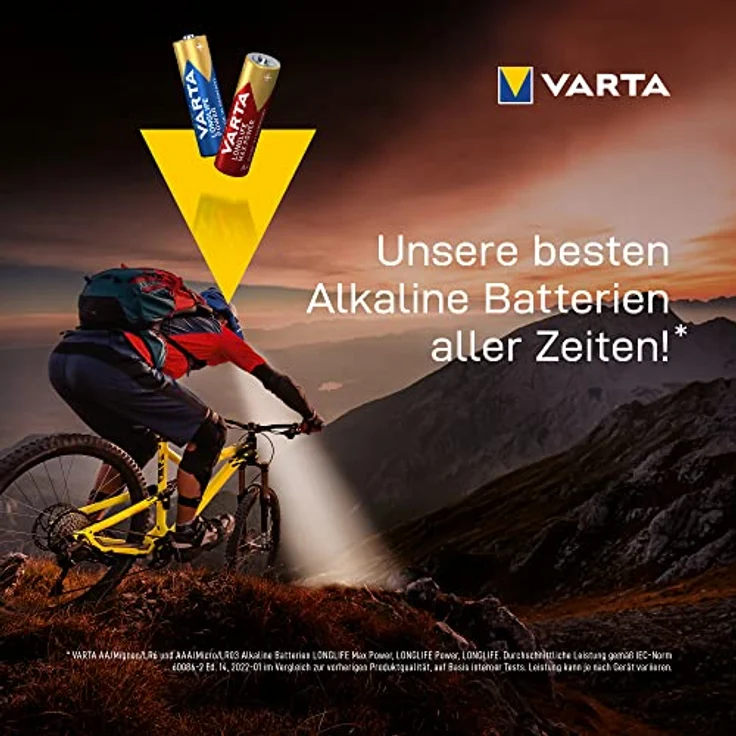 VARTA Longlife Max Power AA Batterien, 10 Stück (8+2), Alkaline, 1,5V, ideal für Digitalkamera und Controller, recycelte Verpackung, Made in Germany – Bild 4