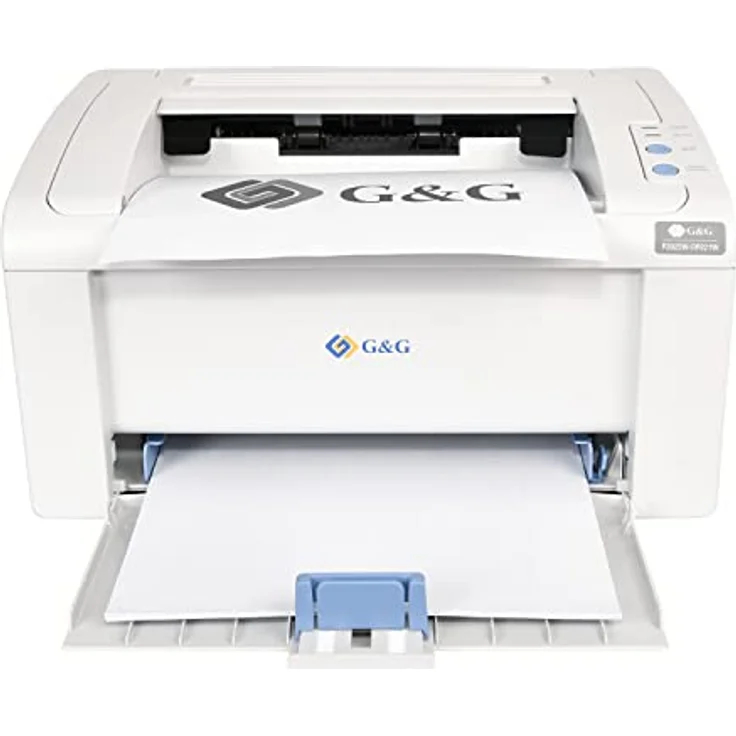 G&G Laserdrucker P2022W s/w 22 Seiten/Min. WLAN für Windows, MacOS und Linux, Android, Apple IOS Smartphone, Tablets (s/w Laserdrucker 22 Seiten) - Monochrom Laserdrucker mit 1200 x 1200 dpi Auflösung, WiFi und G&G Mobile Print App – Bild 1