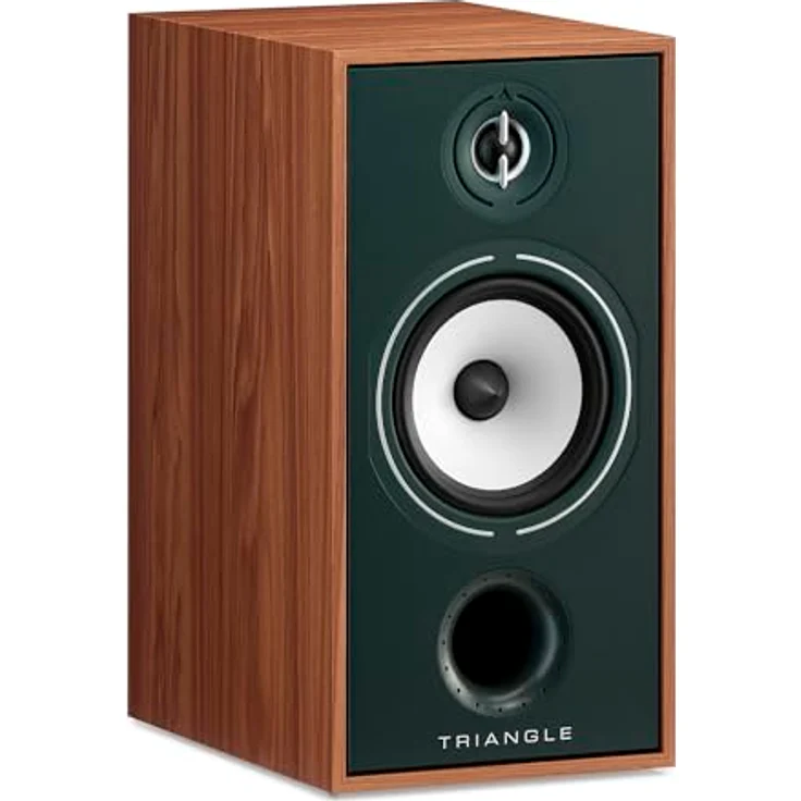 TRIANGLE BOREA BR04, Hi-Fi-Regallautsprecher mit 110W Leistung, 90 dB/W/m Wirkungsgrad, kompaktes Design in Grün (Paar) – Bild 3