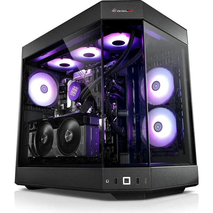Kiebel Poseidon Ultra, Gaming-PC mit Intel Core Ultra 9 285K, 64 GB RAM, GeForce RTX 5090, RGB-Beleuchtung, Windows 11