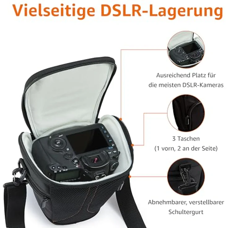 AmazonBasics SLR-Schultertasche (schwarz) – Bild 2