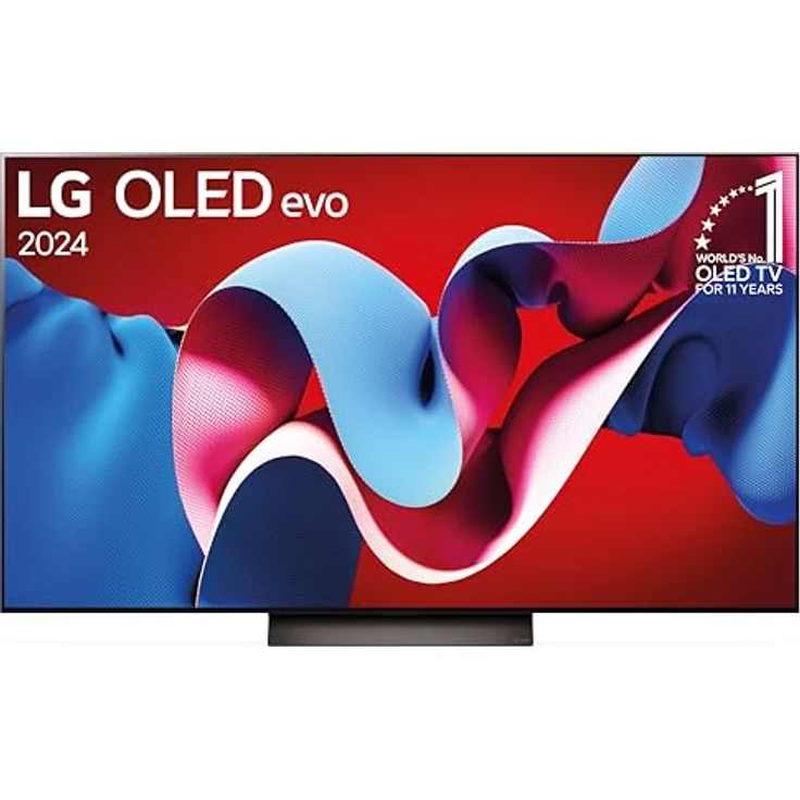 LG OLED 55C43LA evo 4K Smart TV mit AI Super Upscaling, Dolby Vision IQ und Dolby Atmos - Schwarz – Bild 1