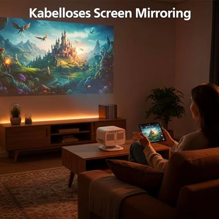 Philips NeoPix 450, HD Beamer mit 1280 x 720 Pixel Auflösung, Kontrastverhältnis 3000:1, Weiss – Bild 5