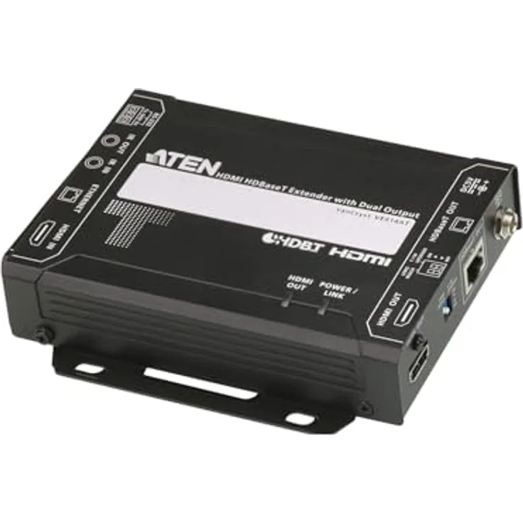ATEN VE814AT IP Modul für KVM Switche, HDMI und VGA, 4096 x 2160 Pixel, HDBaseT, RS-232 und IR-Signalübergabe