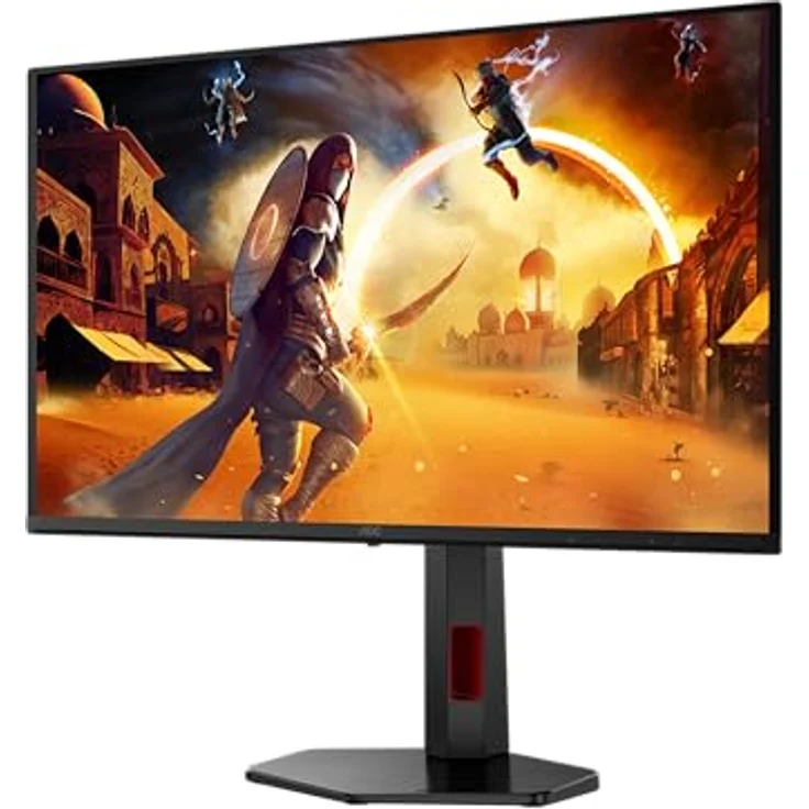 AOC Q27G4SDR 26.5 Zoll WQHD USB Hub Monitor, 360Hz QD-OLED, 0.03ms GtG, HDR400 TrueBlack, G-Sync Compatible, Höhenverstellung, Schwarz – Bild 2