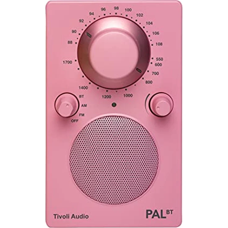 Tivoli Audio PAL BT Tragbares Bluetooth FM/AM Radio (Rosa) mit 16 Stunden Akkulaufzeit – Bild 1