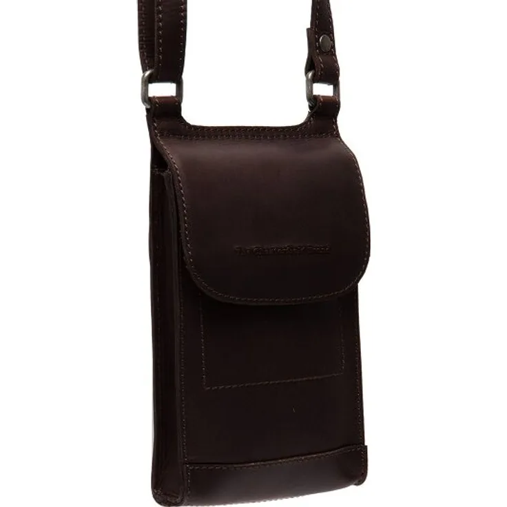 The Chesterfield Brand Nebra Handytasche, 100% Leder, 12 cm x 3 cm x 19 cm, braun