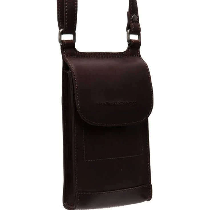The Chesterfield Brand Nebra Handytasche, 100% Leder, 12 cm x 3 cm x 19 cm, braun