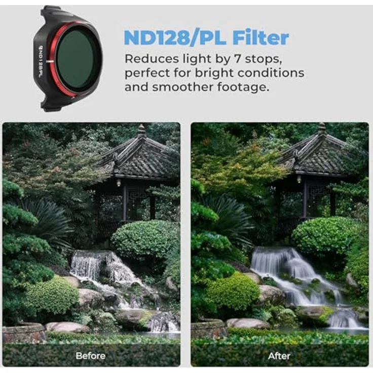 Freewell Mini 5 Pro Filters Mega Kit, 16 professionelle Drohnenfilter für DJI Mini 5 Pro, ND, ND/PL, LPR, Glow Mist, CPL, UV, hochwertiges Glas, Mehrfarbig – Bild 8