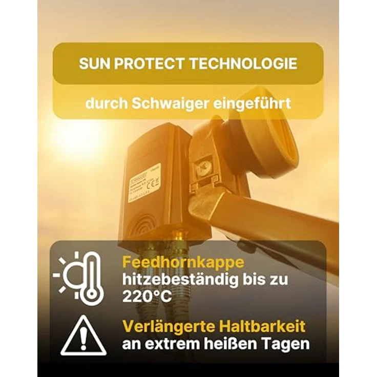 Schwaiger Quattro Switch Lnb digital für Multischalter – Bild 3