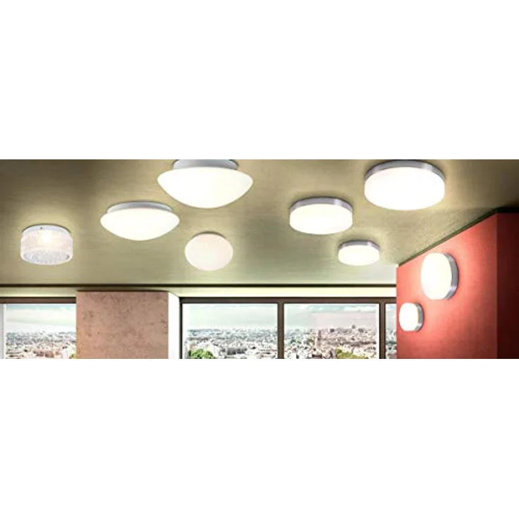 globo Deckenleuchte "Opal" 6,5cm H x 18cm, Smarte Deckenbeleuchtung – Bild 3