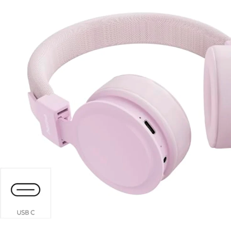 Hama Freedom Lit III, On-Ear Bluetooth Kopfhörer, faltbar mit Mikrofon, rosa, unterstützt Siri und Google Assistant – Bild 6
