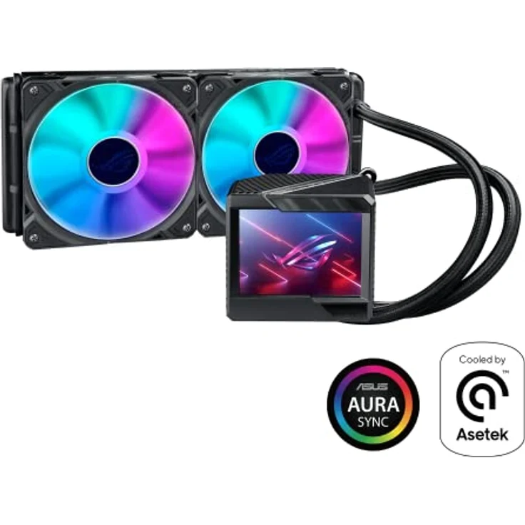 ASUS ROG Ryujin II 240 ARGB All-in-One Flüssig-CPU-Kühler mit 3,5"-LCD – Bild 3