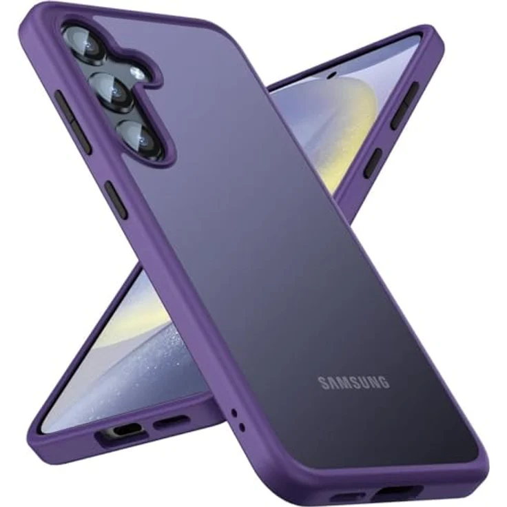 U Ultimate24Style Premium Hülle für Samsung Galaxy S24 – Robust, stoßfest, Airbag-Technologie, kratzfest, griffig, lila – Bild 1