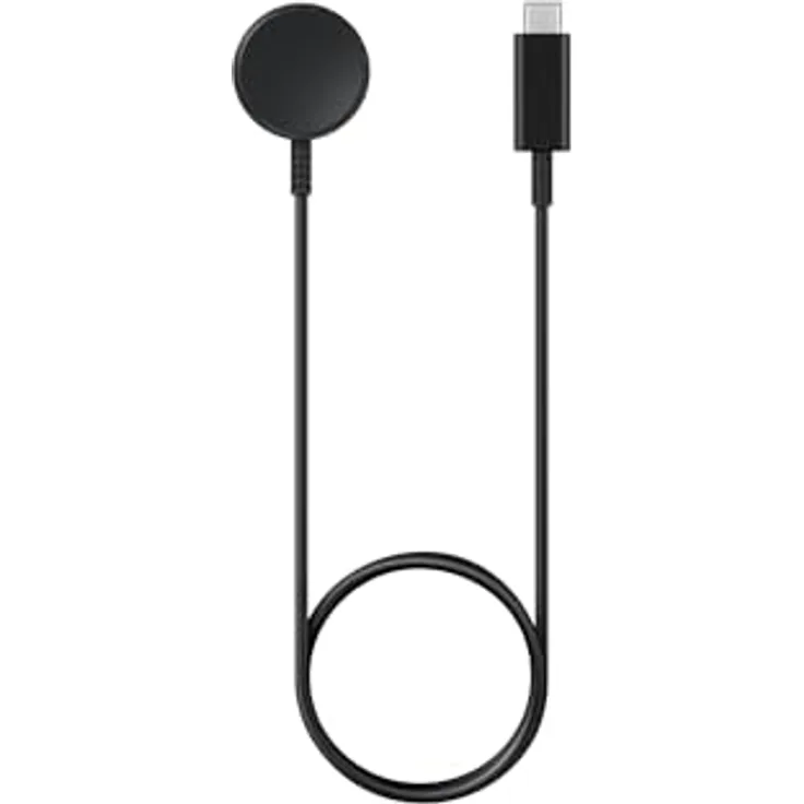 Samsung Fast Kabellose Ladestation für Galaxy Watch USB Typ C Kabel, Induktive Ladestation mit Schnellladefunktion