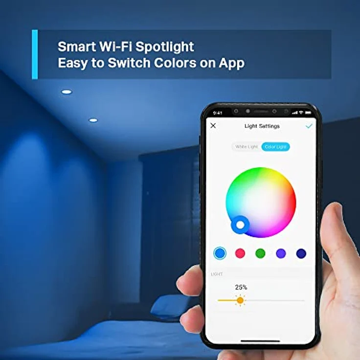 Tapo TP-Link smarte WLAN Glühbirne GU10 L630 2pack, Energie sparen, 3.5W Entspricht 50W, Mehrfarbrige dimmbare alexa lampe, 16 Mio Farben – Bild 5