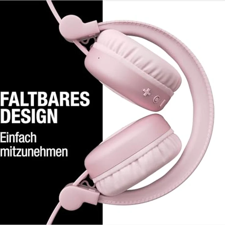 Fresh n Rebel Code Core, kabelloser On-Ear Bluetooth Kopfhörer mit 30 h Laufzeit, Pastel Pink, versandkostenfrei – Bild 4