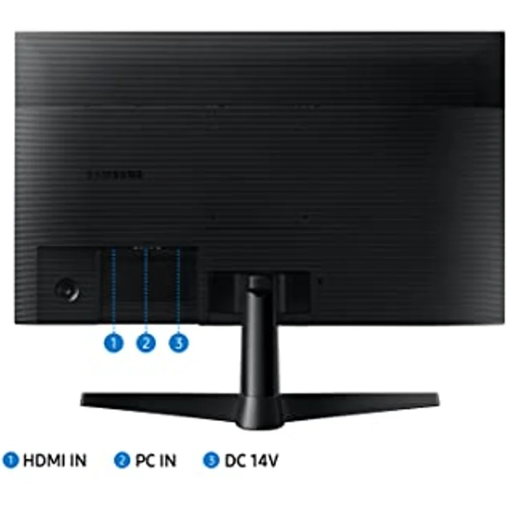 Samsung PC-Bildschirm S24C310eau 24 FHD IPS 5 ms 75 Hz HDMI/VGA - Office-Monitor in hochwertiger Materialqualität - langlebig und robust – Bild 5