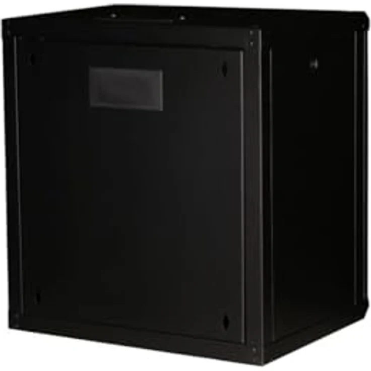 Equip Serverschrank 19" 12U 600x450mm Glastür schwarz - Optimale Leistung, vormontiert, gehärtetes Glas – Bild 3