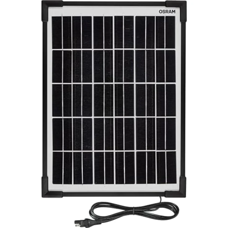 Osram Automotive OSP1000 Kfz-Ladegerät, solarbetrieben für 12V Fahrzeuge, IP 65 wasserfest, mit Verpolungsschutz – Bild 6
