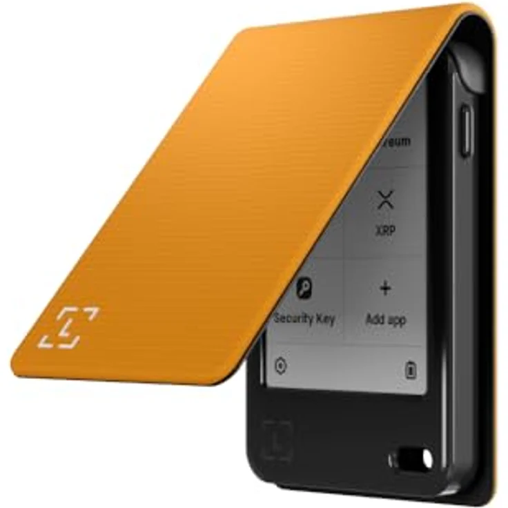 Ledger Nano Gen5 Magnet Folio, Schutz für Touchscreen-Signer mit magnetischem Nylon-Folio, Bitcoin orange – Bild 2