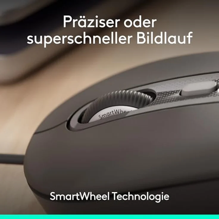 Logitech Signature Slim Wired Combo MK620, kabelgebundenes Tastatur-Maus-Set mit USB-C, deutsches QWERTZ-Layout, kompatibel mit Windows/Mac/Chrome, grafit – Bild 4