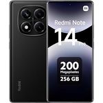 Xiaomi Redmi Note 14 Pro 4G 8 GB RAM 256 GB 6,67 Zoll Rhythm Eye Protection Fingerprint Unlock 50 Million Pixel / Dual Card Dual Standby / NFC, 45 W, Wired Fast Charging, Midnight Black Smartphone
