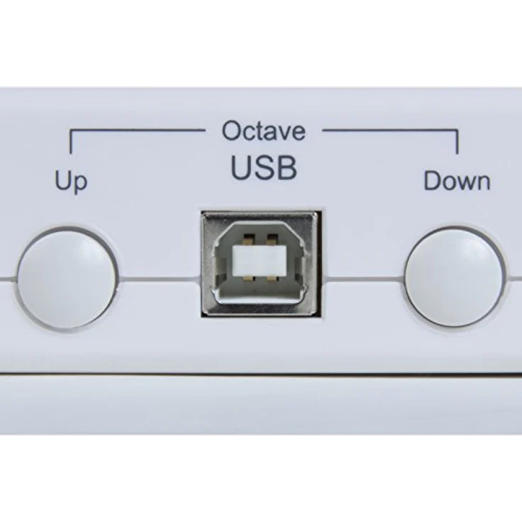 Miditech Garagekey mini, USB Masterkeyboard mit 37 anschlagdynamischen Mini-Tasten, platzsparend, inkl. USB Kabel – Bild 7