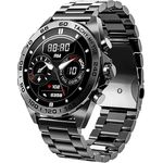 Aiwa BEA·FON SMARTWATCH 501 STAINLESS STEEL / SMARTWATCH 1.43" AMOLED, Schwarz, Small