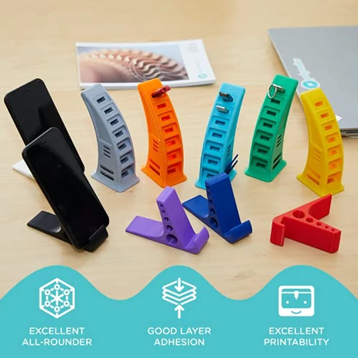 Polymaker PolyLite PETG, 1,75mm 1kg, blau - Zuverlässiges 3D-Druckfilament mit hoher Transparenz und Festigkeit – Bild 2
