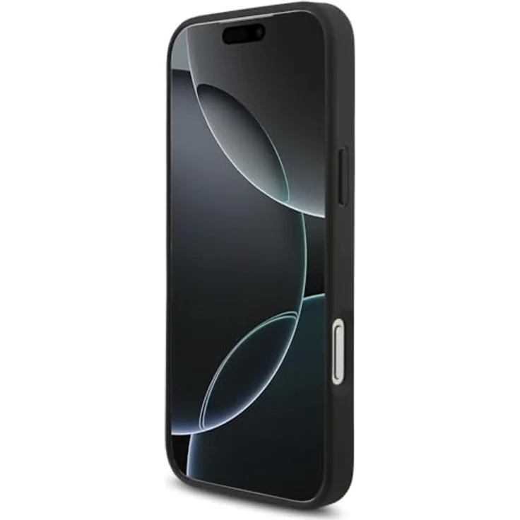 CG MOBILE Lacoste Iconic Petit Pique Woven Logo MagSafe Hülle für iPhone 17 Pro Max, Schwarz, TPU/PC Hardcase – Bild 5